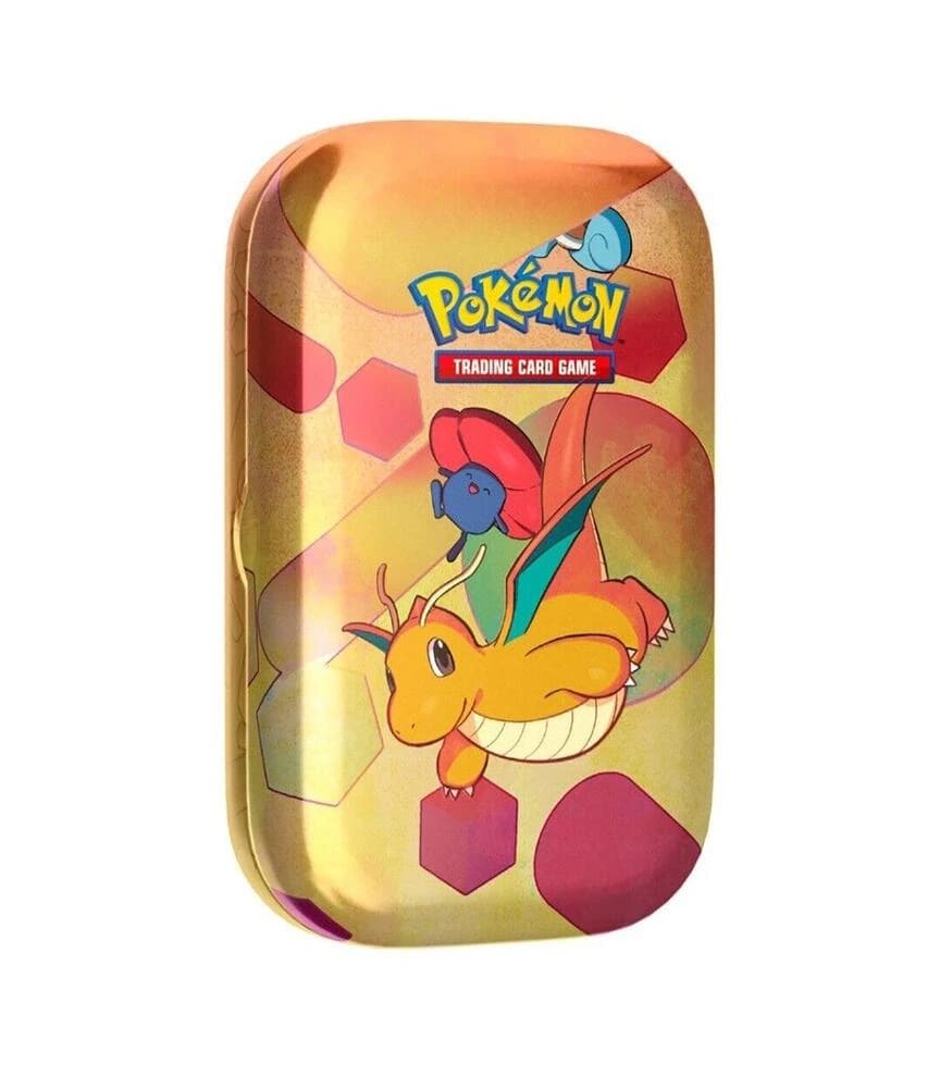 Pokemon TCG 151 Mini Tin - Dragonite & Vileplume - Resim 1