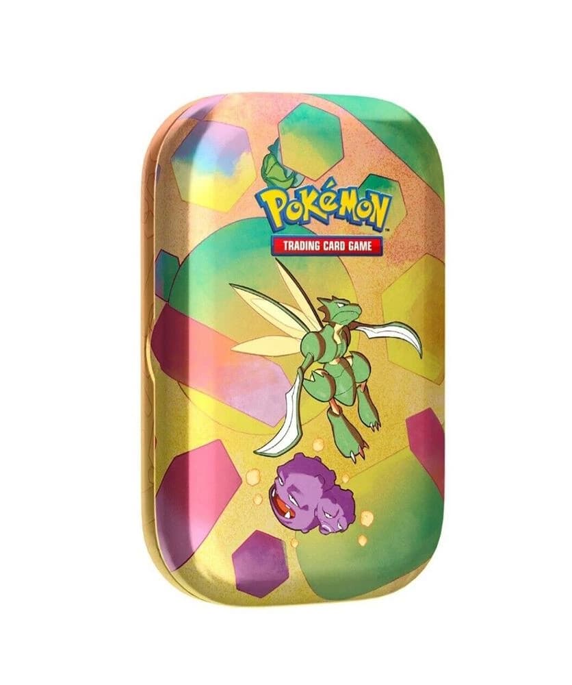 Pokemon TCG 151 Mini Tin - Weezing & Scyther - Resim 1