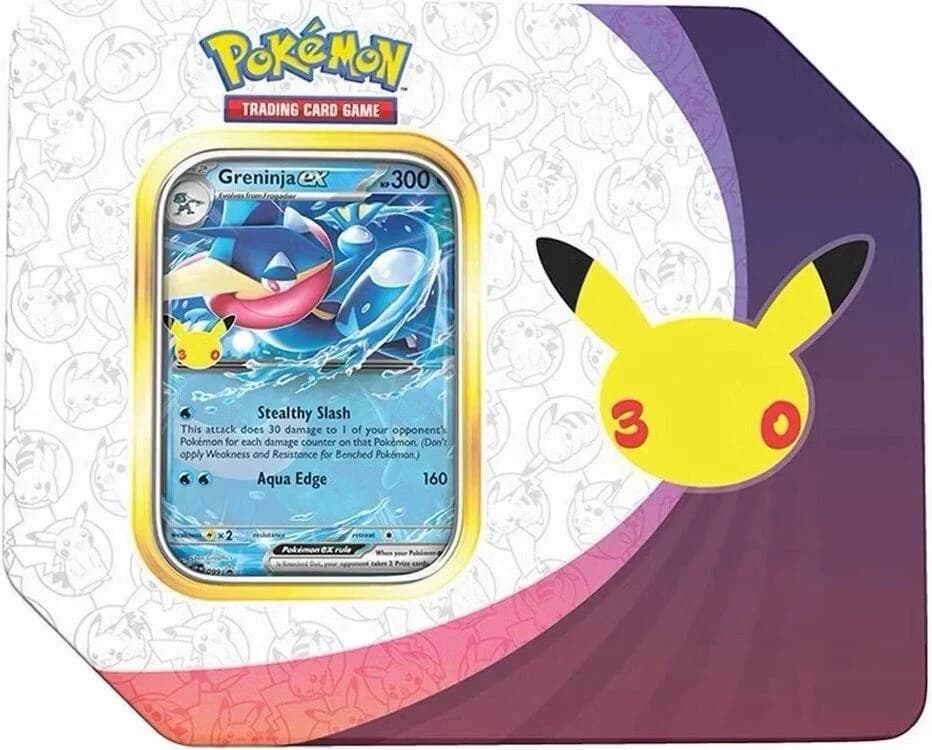 30th Celebration ex Tin - Greninja ex - Resim 1