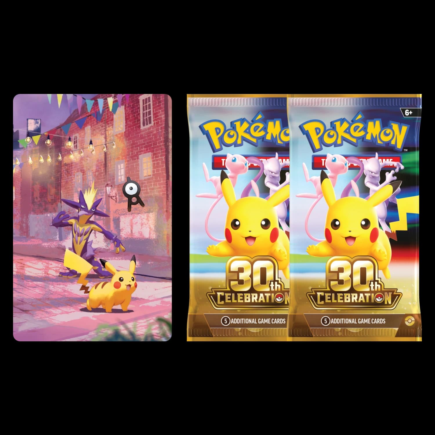 30th Celebration Mini Tin - Night Pikachu - Resim 2