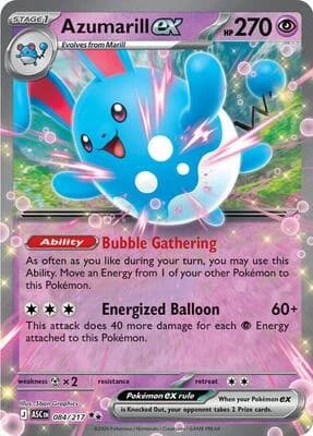 Azumarill ex - Ascended Heroes 084/217