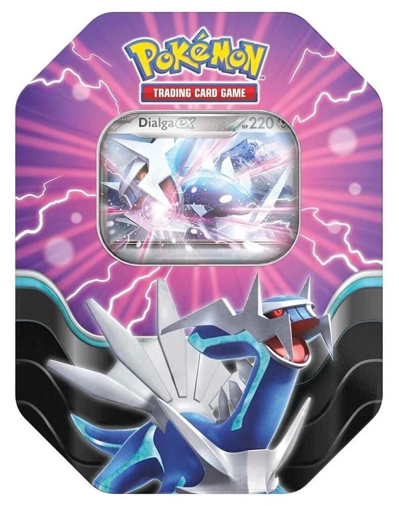 Pokemon TCG Azure Legends Tin - Dialga ex - Resim 1