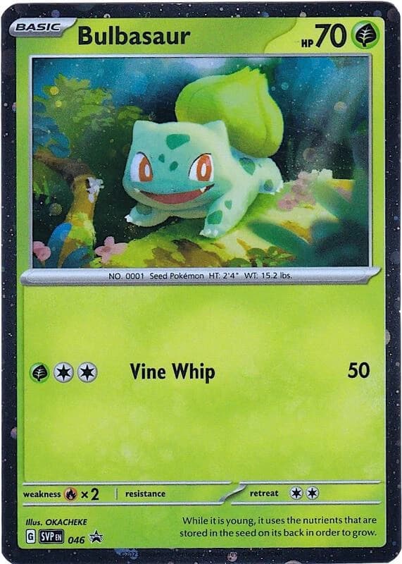 Bulbasaur - 046 (Cosmos Holo) - Scarlet & Violet Black Star Promos 046/284