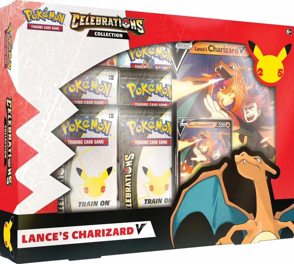 Pokemon TCG Celebrations Lance's Charizard V Collection (25. Yıl) - Resim 1