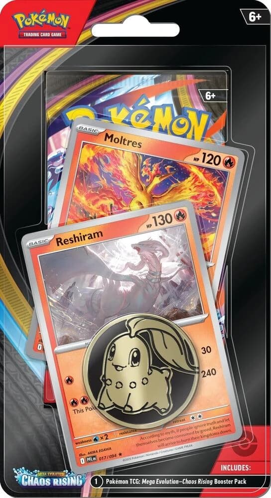 Pokemon TCG Chaos Rising Tek Paket Blister - Reshiram/Moltres - Resim 1
