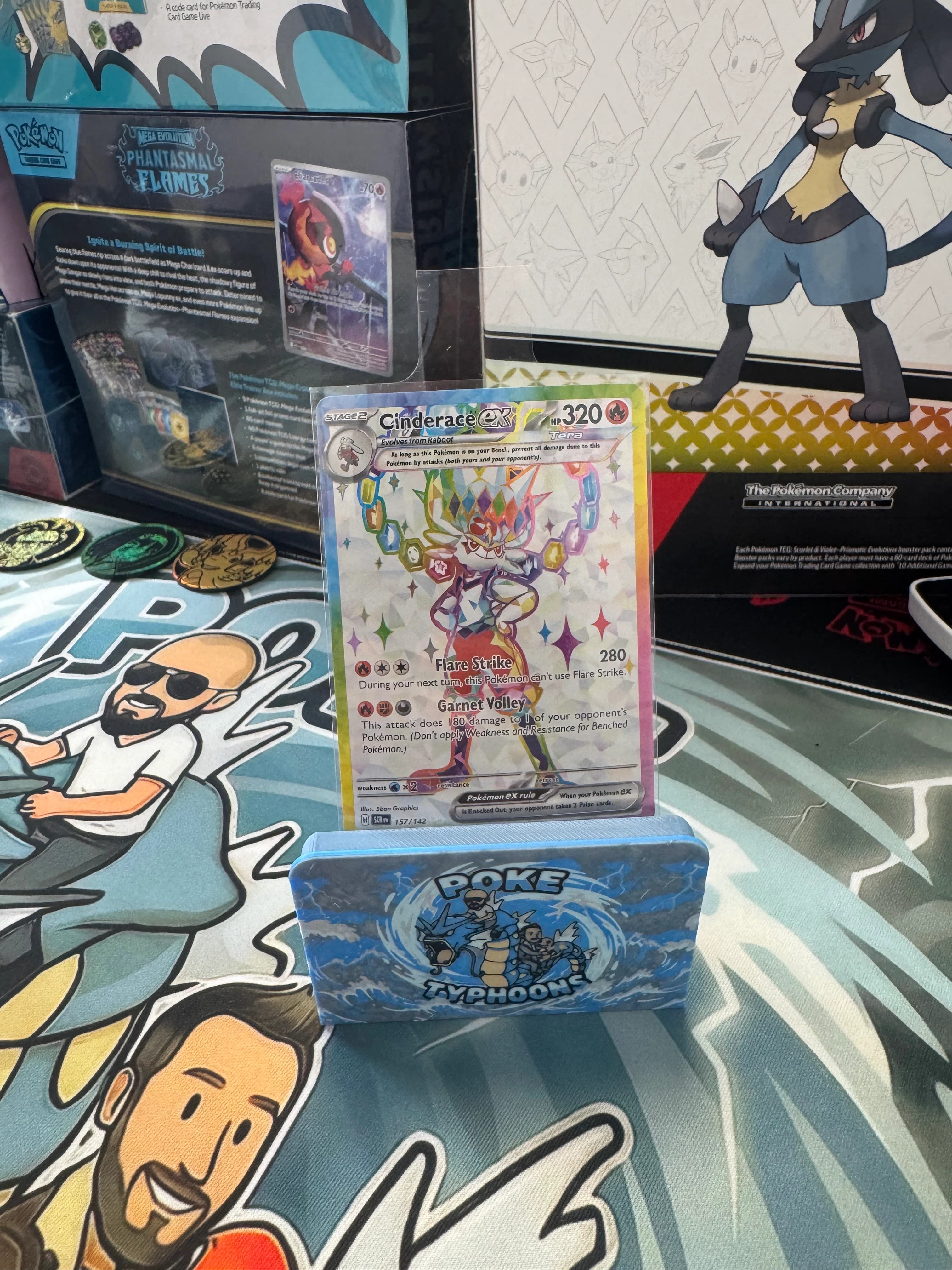 Cinderace ex - Stellar Crown 157/142 - Resim 1