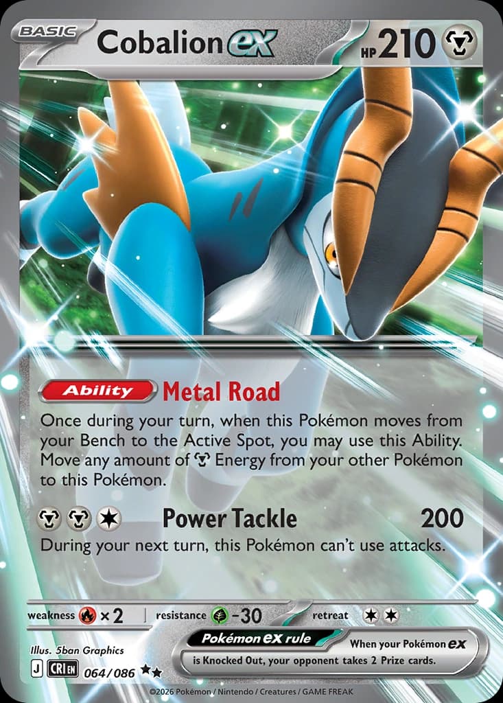 Cobalion ex - Chaos Rising 064/086 - Resim 1