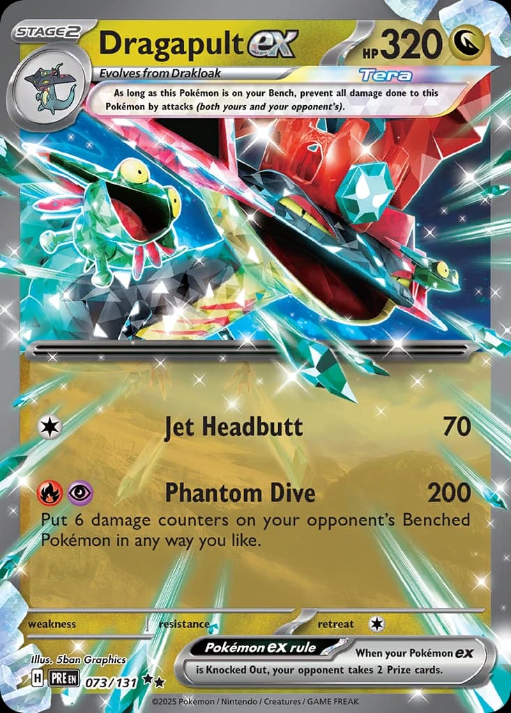 Dragapult ex - Prismatic Evolutions 073/131 - Resim 1