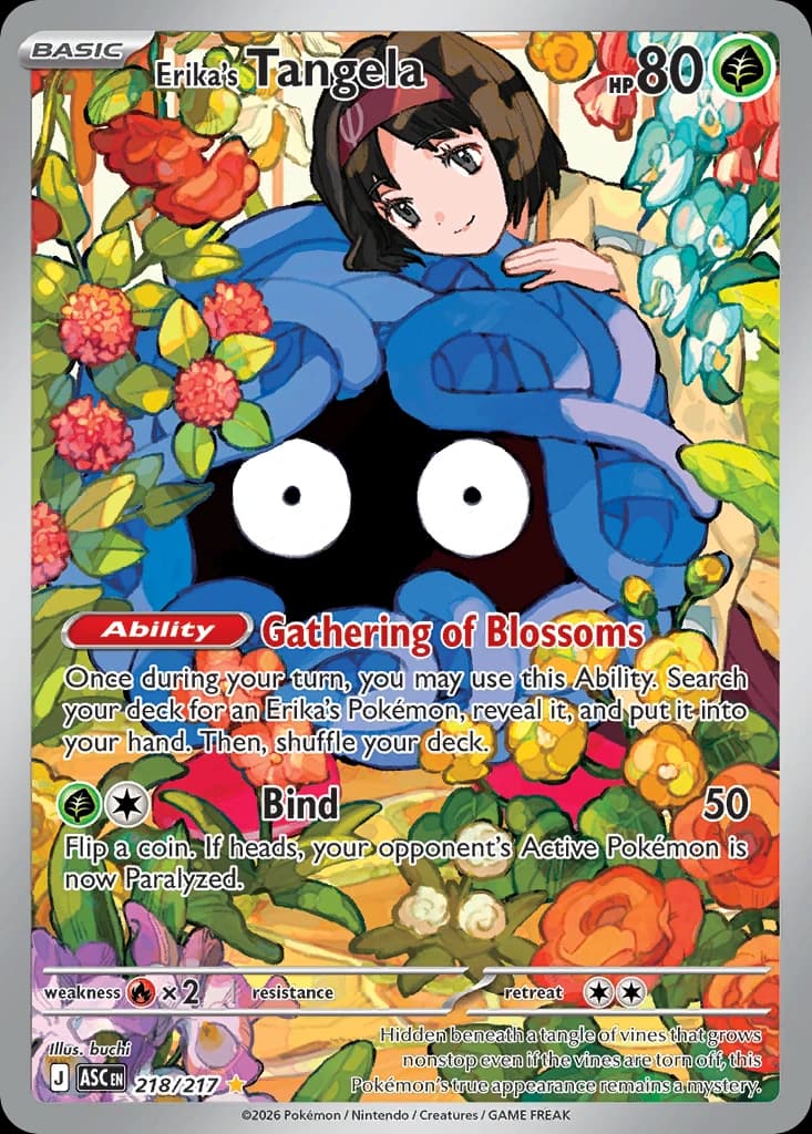 Erika's Tangela - Ascended Heroes 218/217 - Resim 1