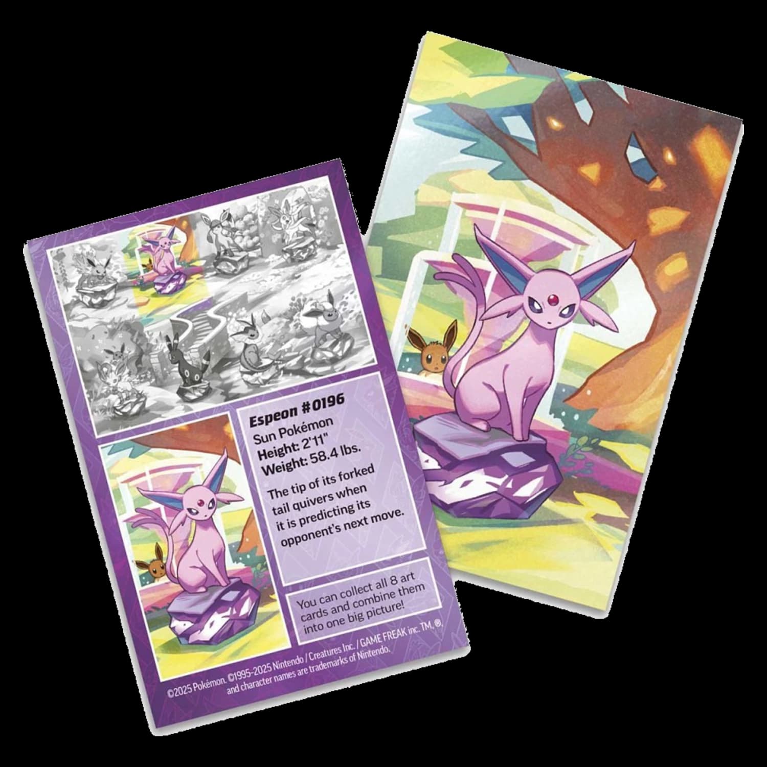 Pokemon TCG Prismatic Evolutions Espeon Mini Tin - Resim 3