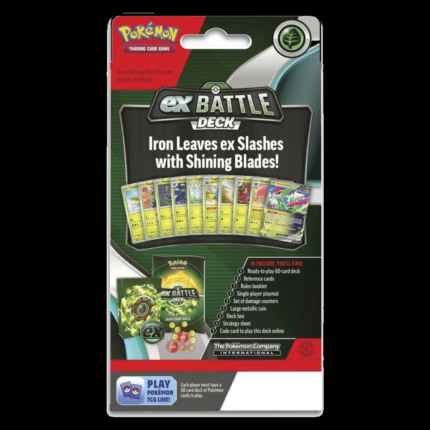 Pokemon TCG ex Battle Deck - Iron Leaves ex - Resim 3