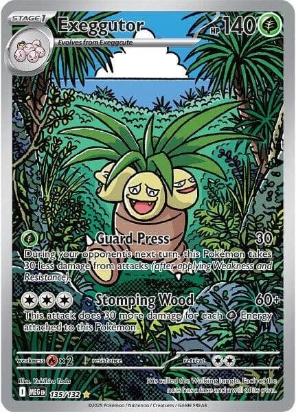 Exeggutor - 135/132 - ME01: Mega Evolution - Resim 1