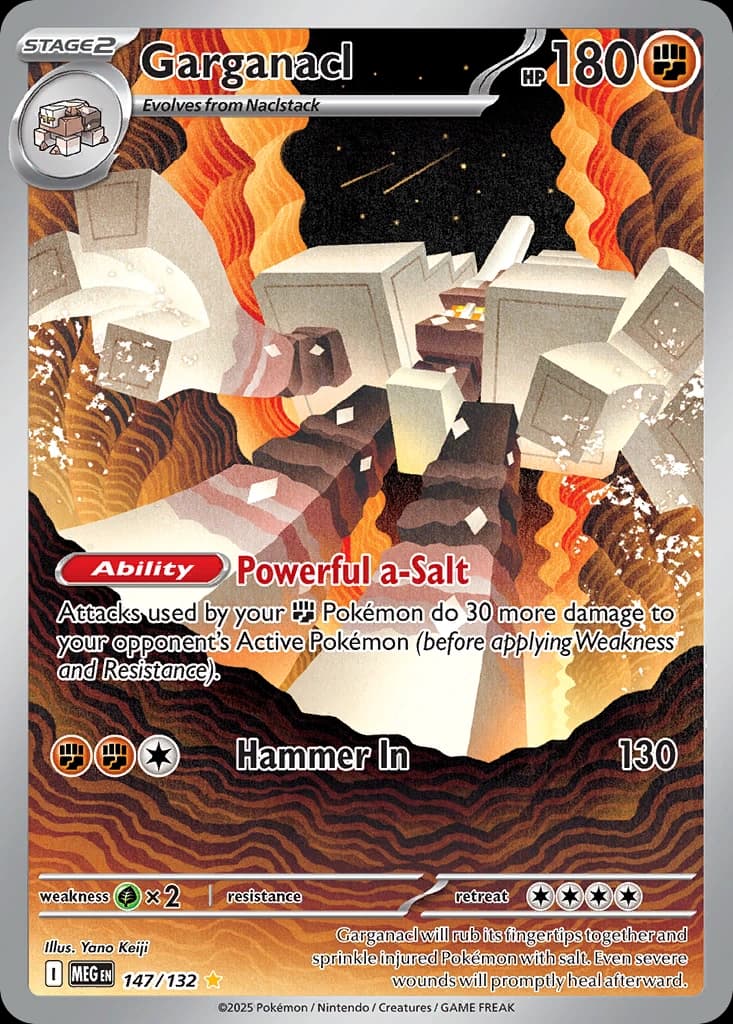 Garganacl - Mega Evolution 147/132 - Resim 1
