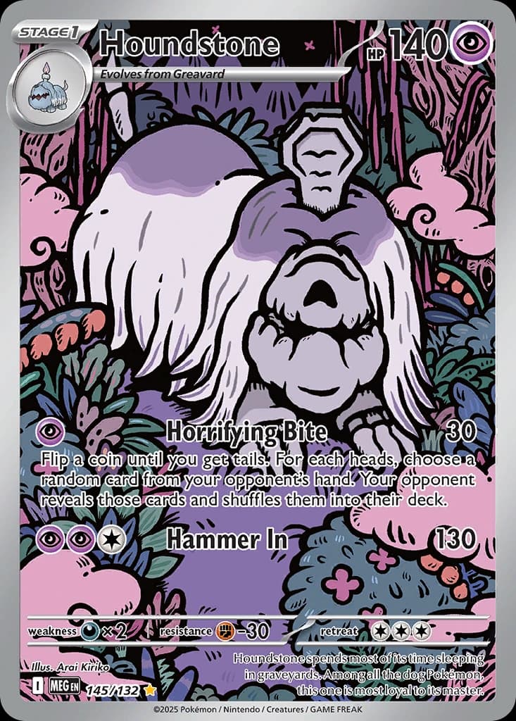 Houndstone - Mega Evolution 145/132