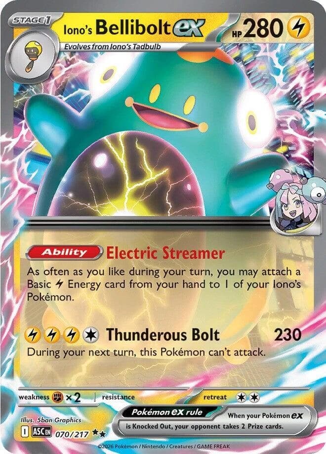 Iono's Bellibolt EX- 070/217 - Resim 1