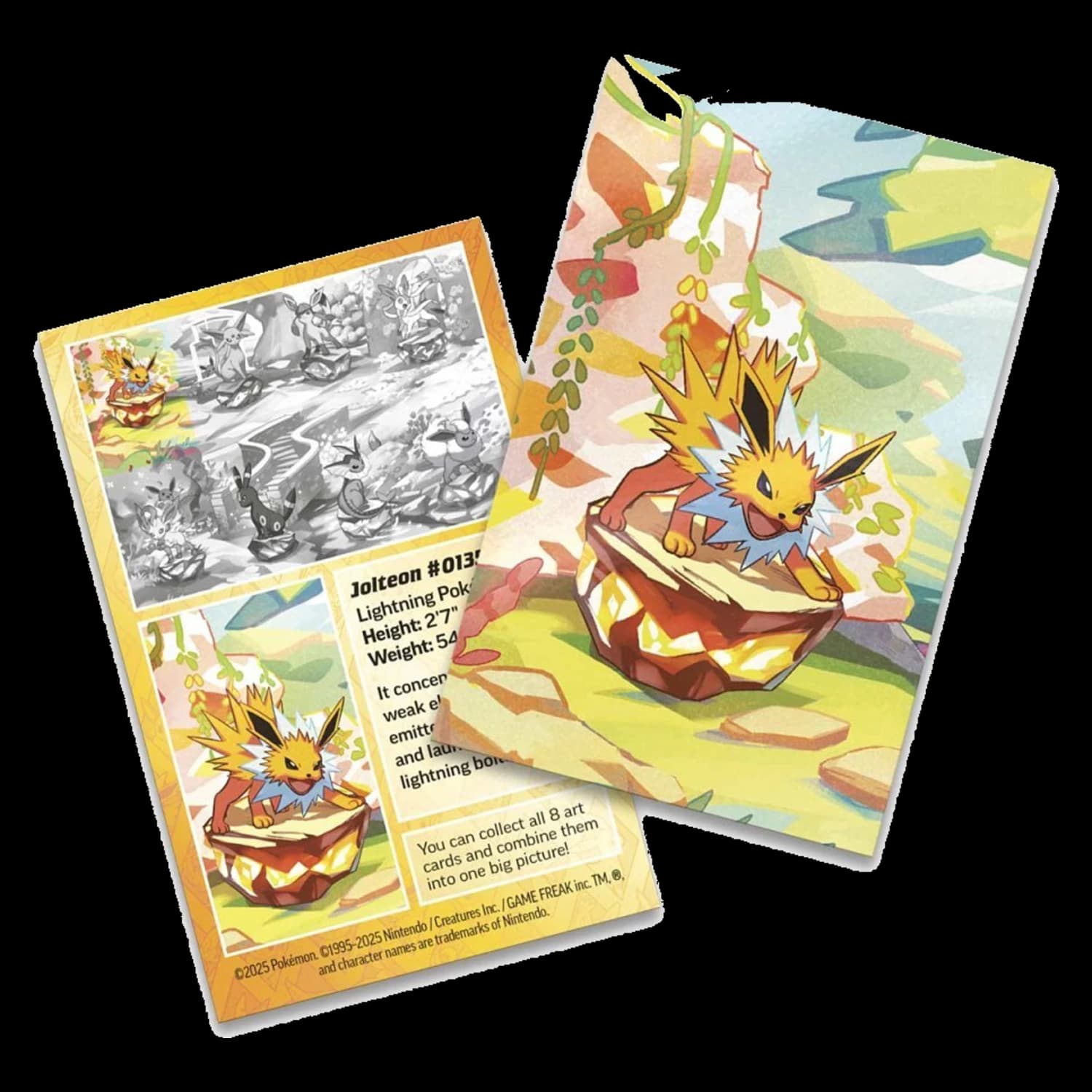 Pokemon TCG Prismatic Evolutions Jolteon Mini Tin - Resim 3