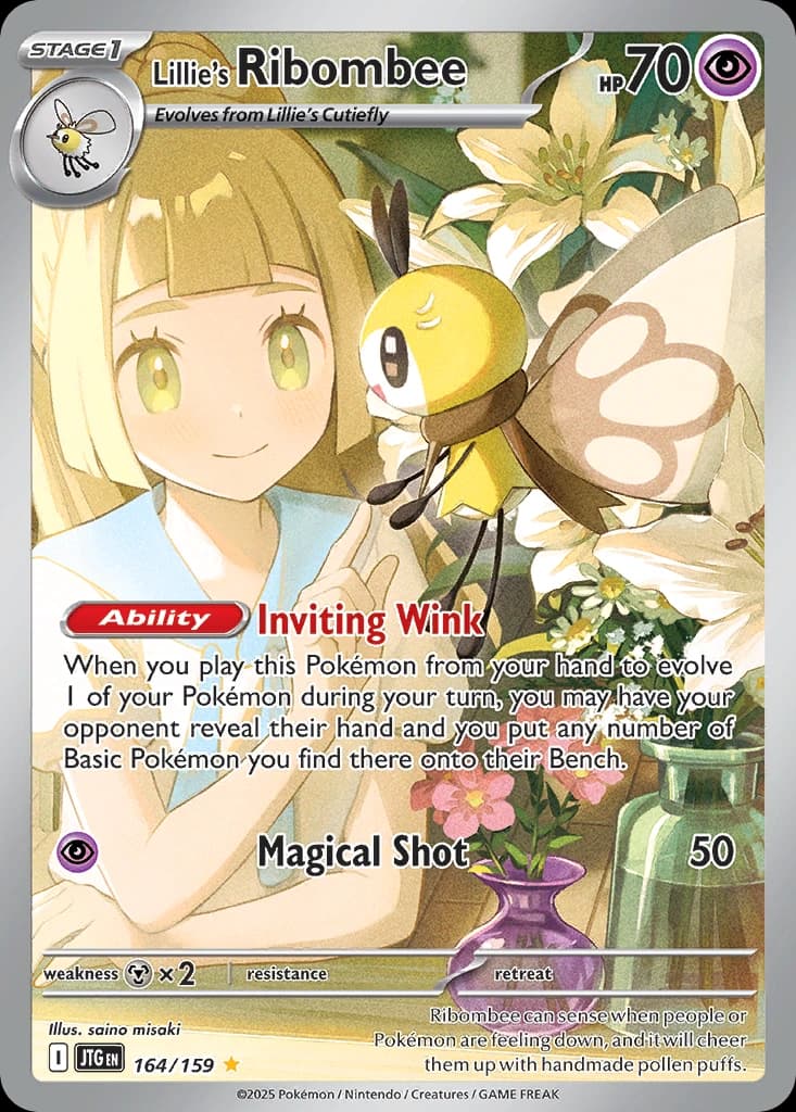 Lillie's Ribombee - Journey Together 164/159
