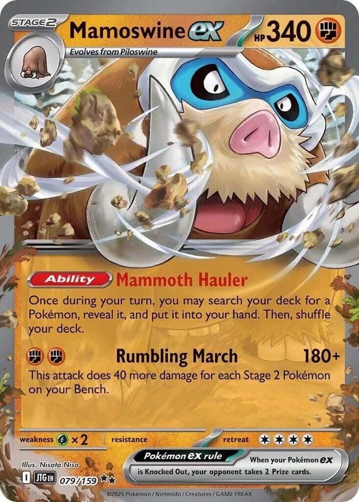 Mamoswine ex - 079/159 - Resim 1