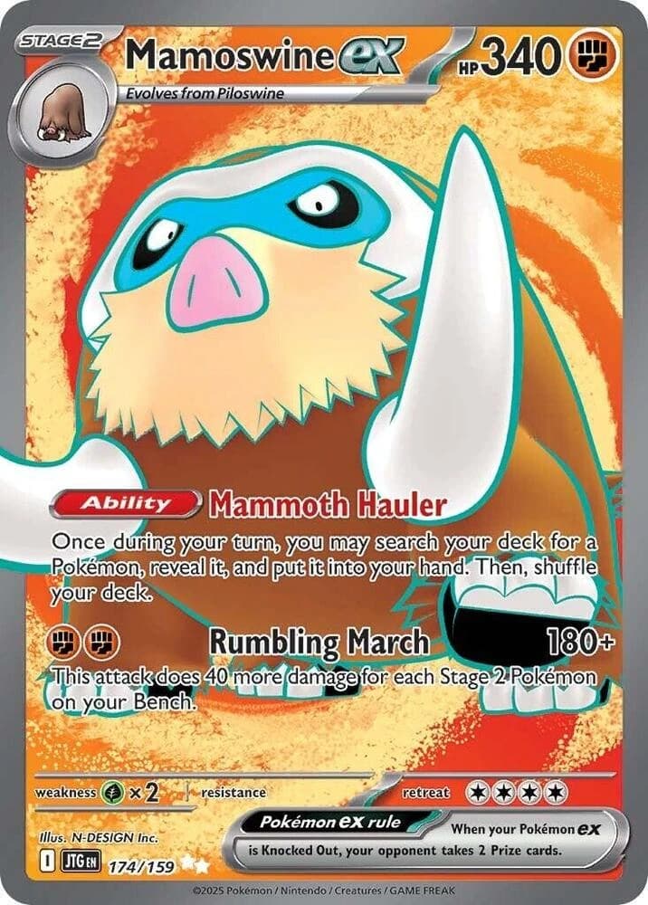 Mamoswine EX - 174/159 - Resim 1