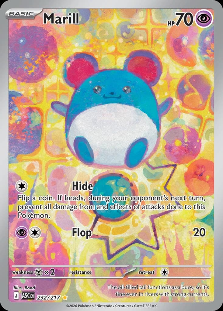 Marill - Ascended Heroes 232/217 - Resim 1