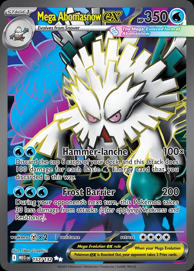 Mega Abomasnow ex - Mega Evolution 157/132