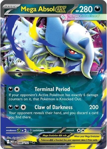 Mega Absol ex - 086/132 - Resim 1