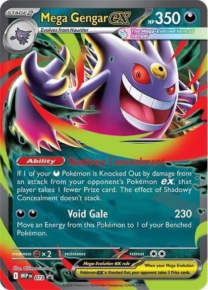 Mega Gengar ex - 073 - ME: Mega Evolution Promo 073 - Resim 1