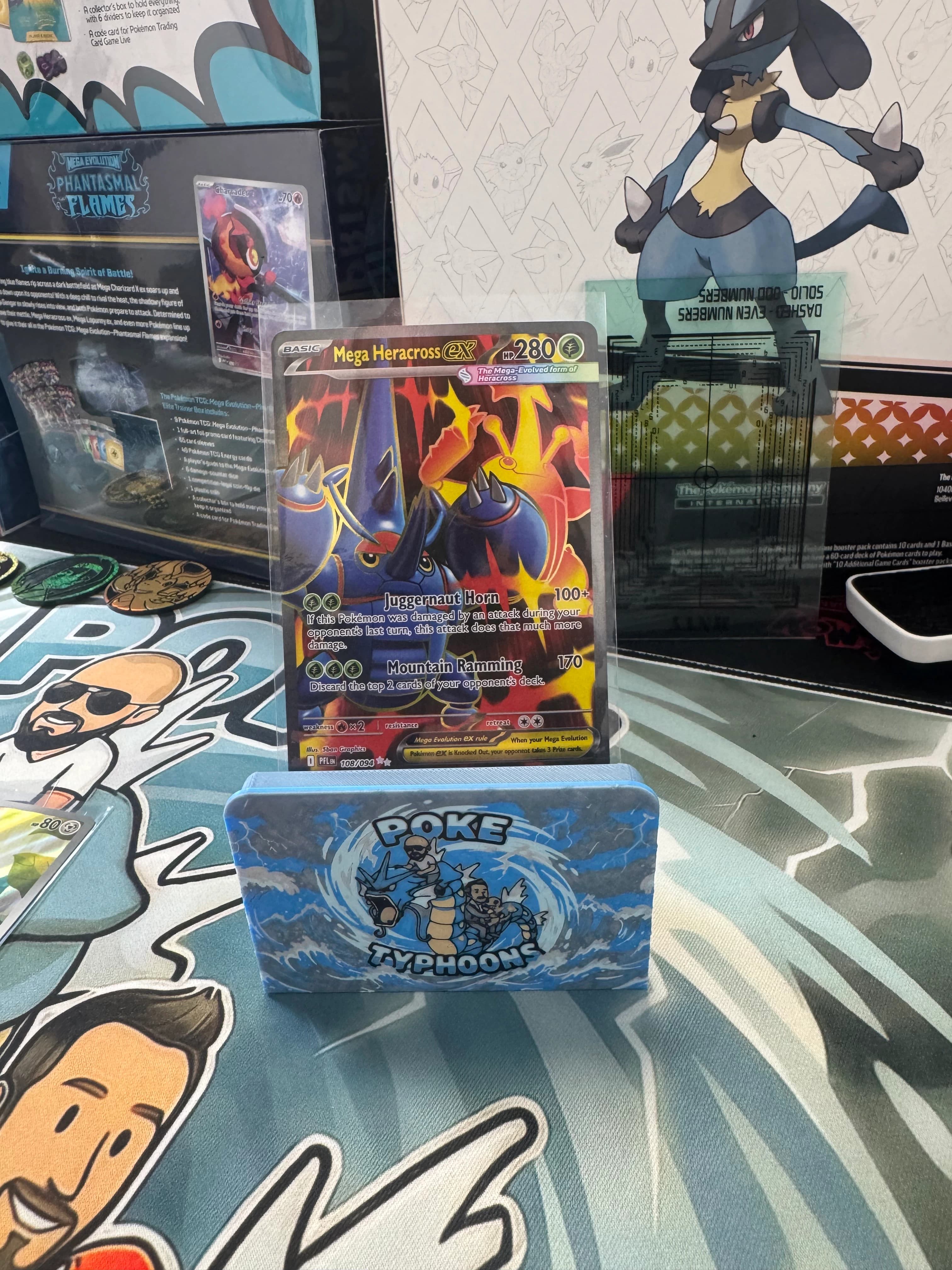 Mega Heracross EX - Phantasmal Flames 108/094 - Resim 1