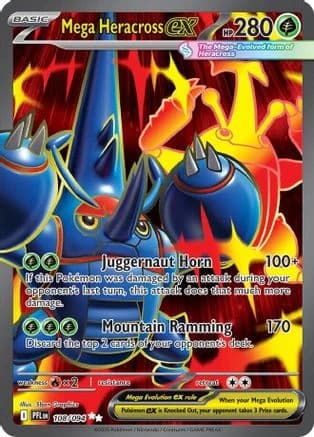 Mega Heracross EX - Phantasmal Flames 108/094 - Küçük resim 2