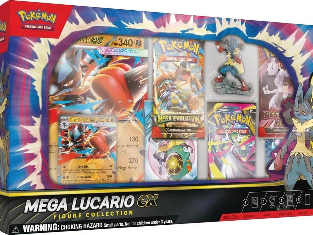 Pokemon TCG Mega Lucario ex Premium Figure Collection - Resim 1