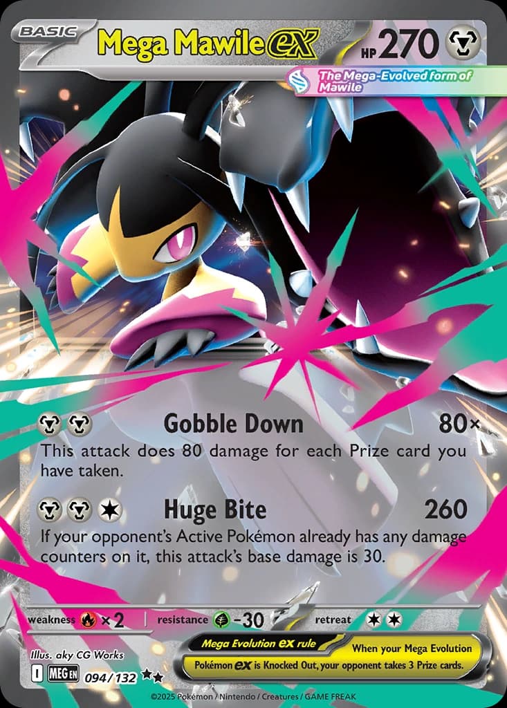 Mega Mawile ex - Mega Evolution 094/132 - Resim 1