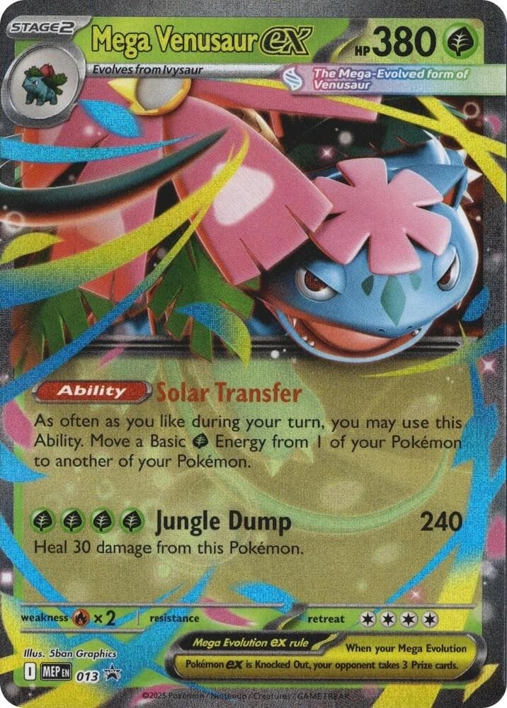Mega Venusaur ex - 013 Promo  - Resim 1