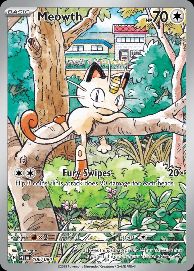 Meowth - Phantasmal Flames 106/094 - Resim 1