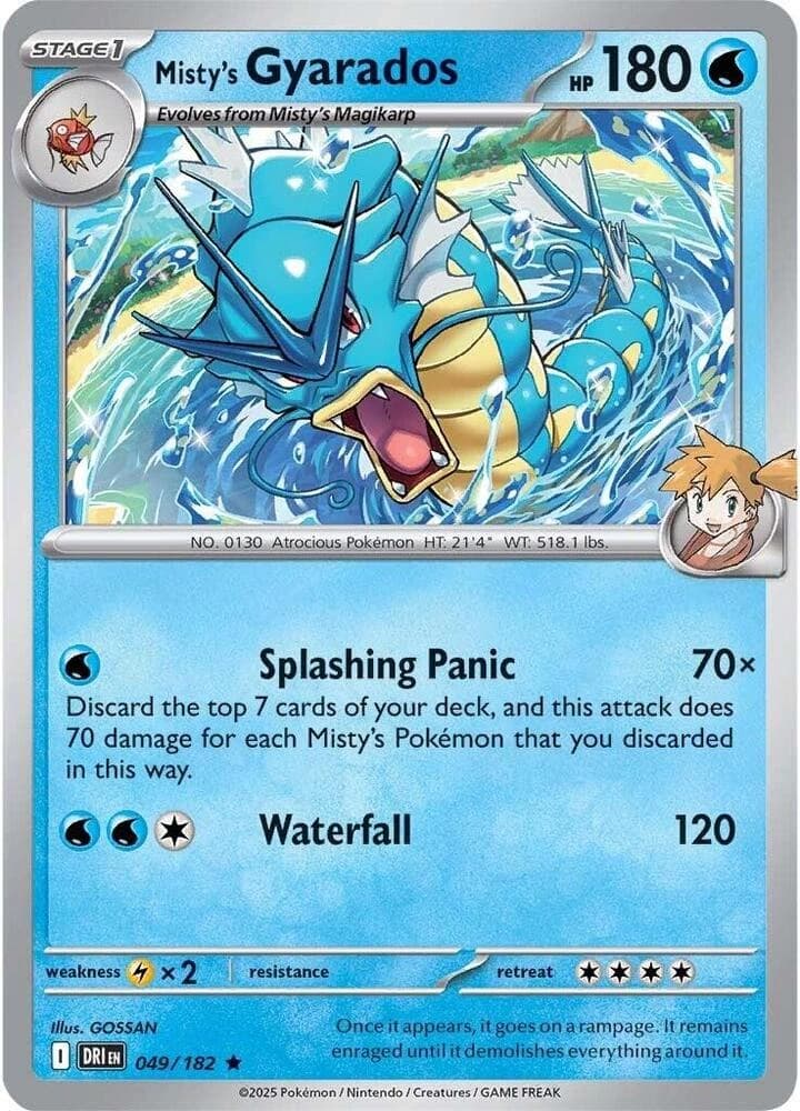 Misty's Gyarados 049/182 - Resim 1