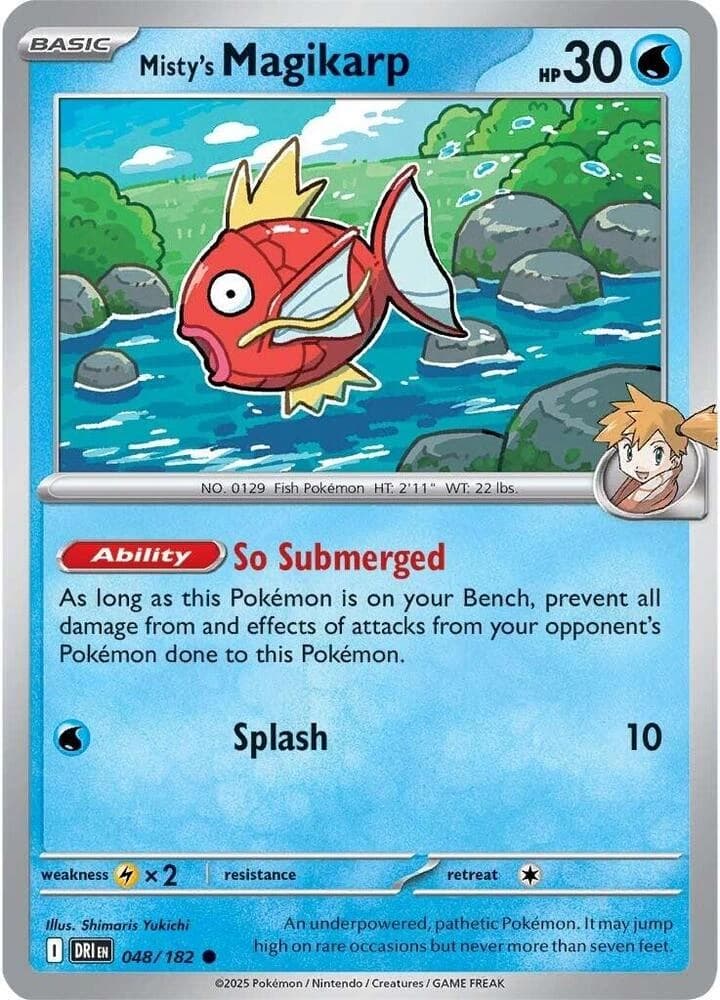 Misty's Magikarp 048/182 - SV10: Destined Rivals - Resim 1