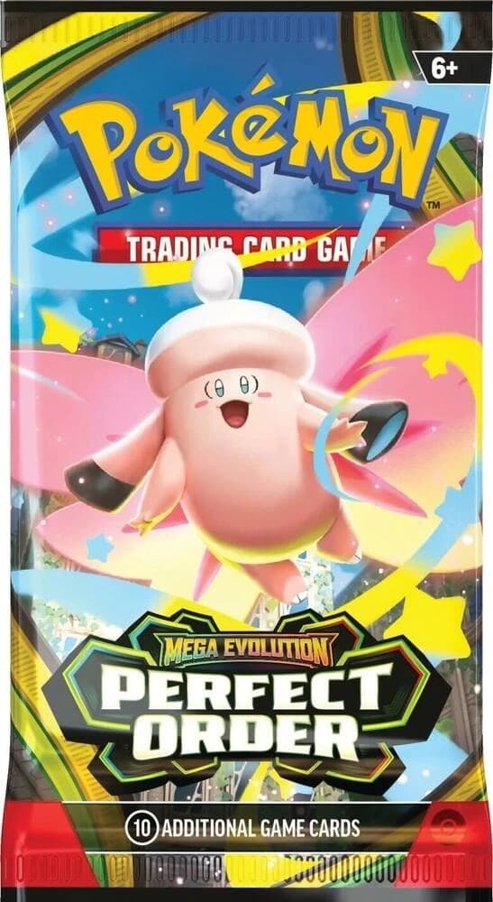 Pokemon TCG Mega Evolution Perfect Order Tek Booster Paketi