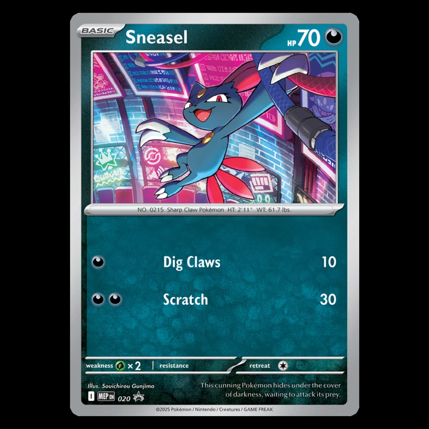 Pokemon TCG Phantasmal Flames 3'lü Blister Paket - Sneasel - Resim 3