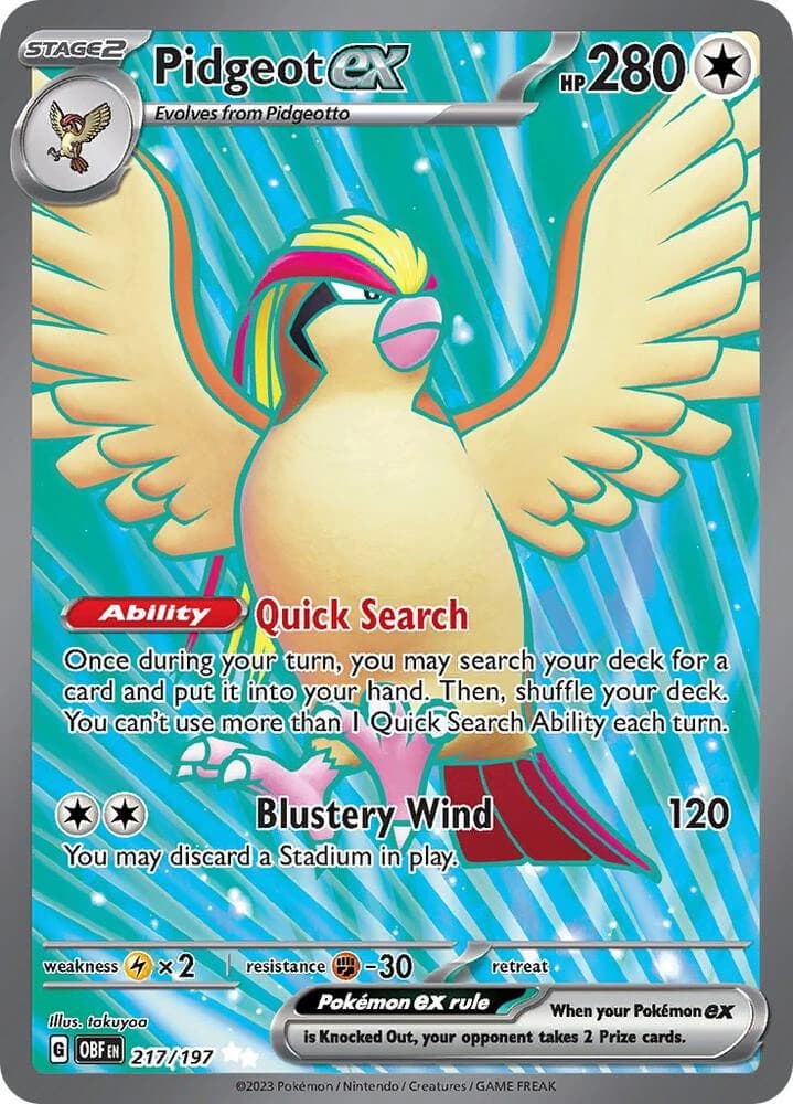 Pidgeot EX - 217/197 - Resim 1