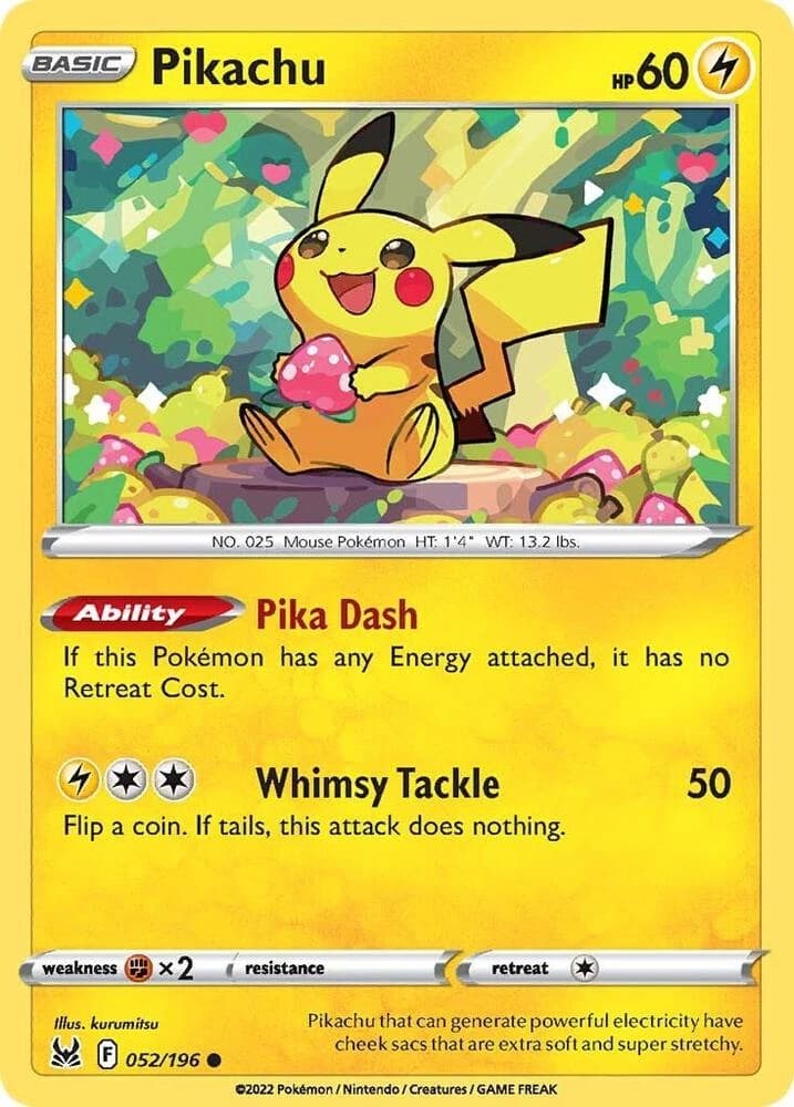 Pikachu 052/196 - Resim 1