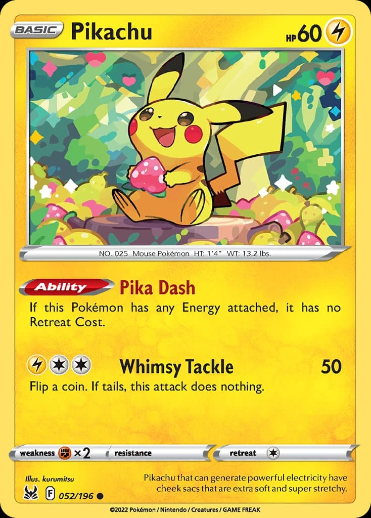 Pikachu 052/196