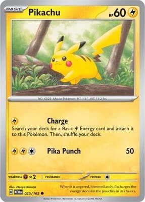 Pikachu - 151 025/165