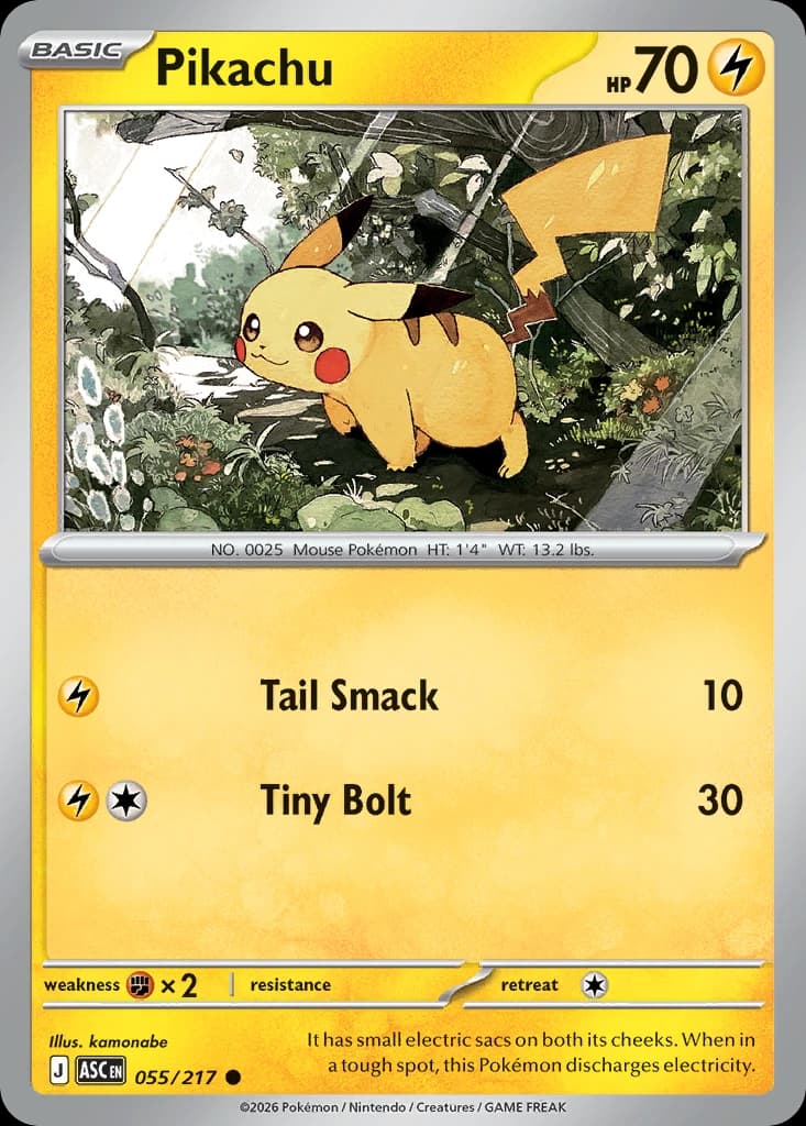 Pikachu - Ascended Heroes 055/217