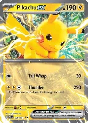 Pikachu ex - Prismatic Evolutions 028/131 - Resim 1