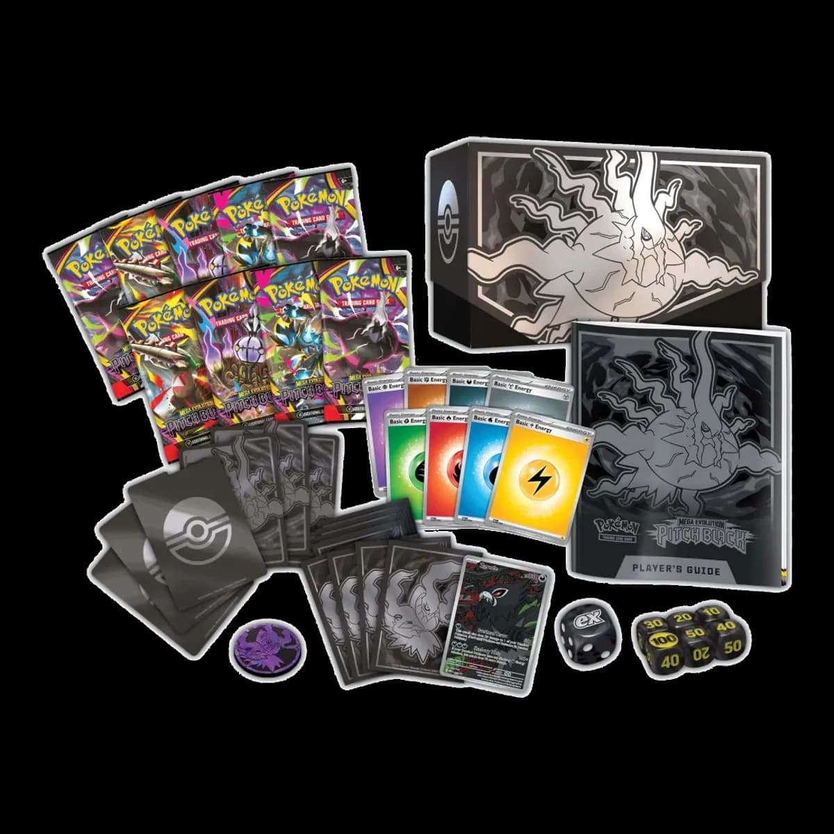 Pokemon TCG Mega Evolution Pitch Black Elite Trainer Box (ETB) - Resim 2