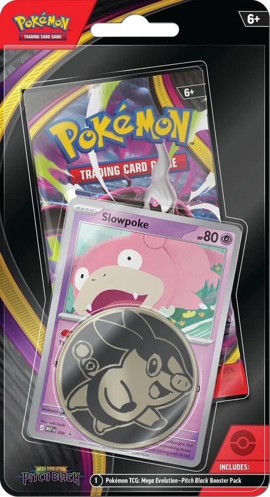 Pokemon TCG Mega Evolution Pitch Black Tek Paket Blister - Slowpoke