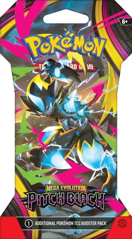Pokemon TCG Mega Evolution Pitch Black Sleeved Booster