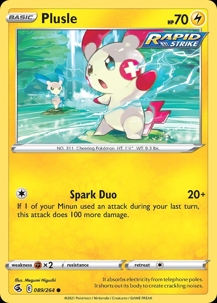 Plusle - Fusion Strike 089/264 - Resim 1