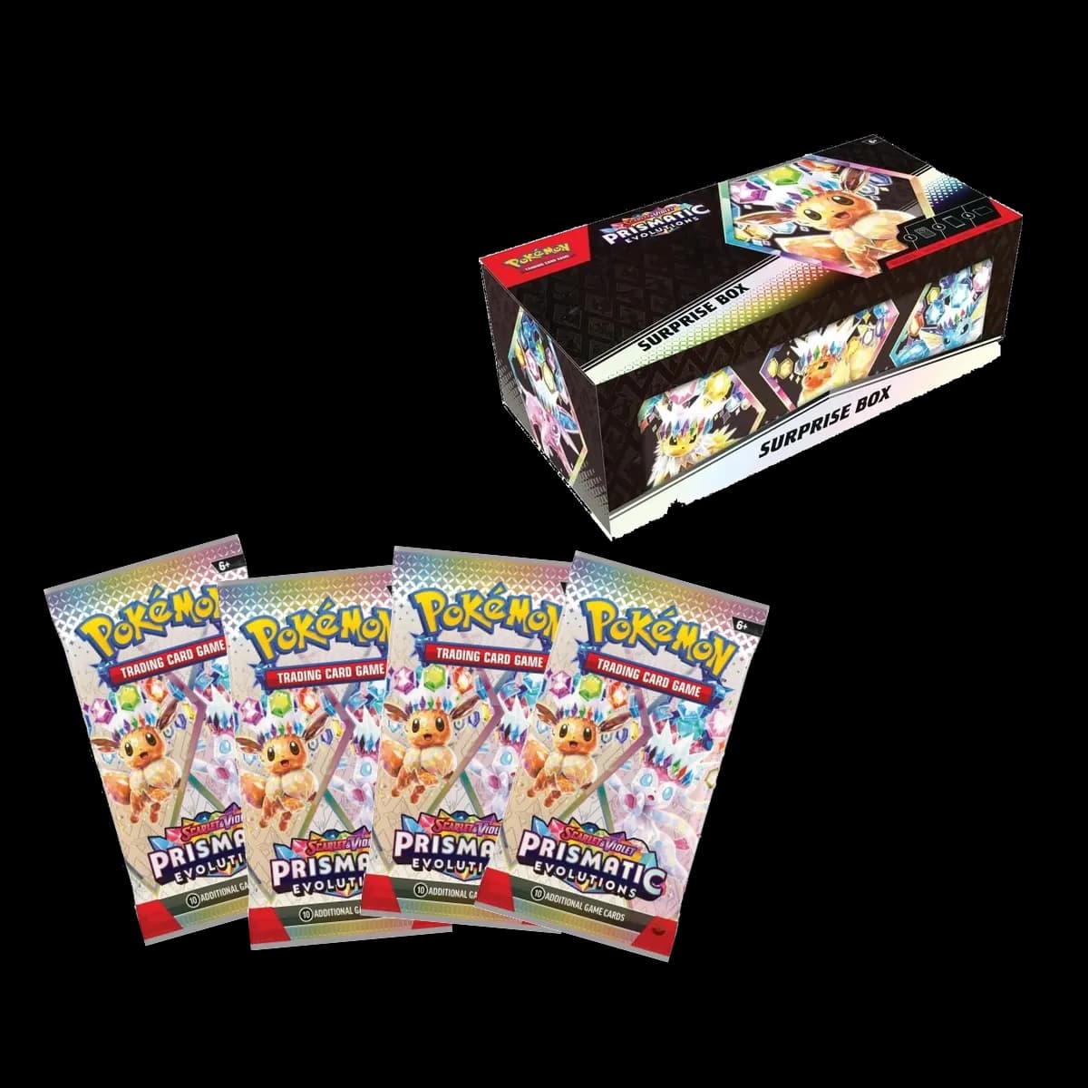 Pokemon TCG Prismatic Evolutions Surprise Box - Resim 2