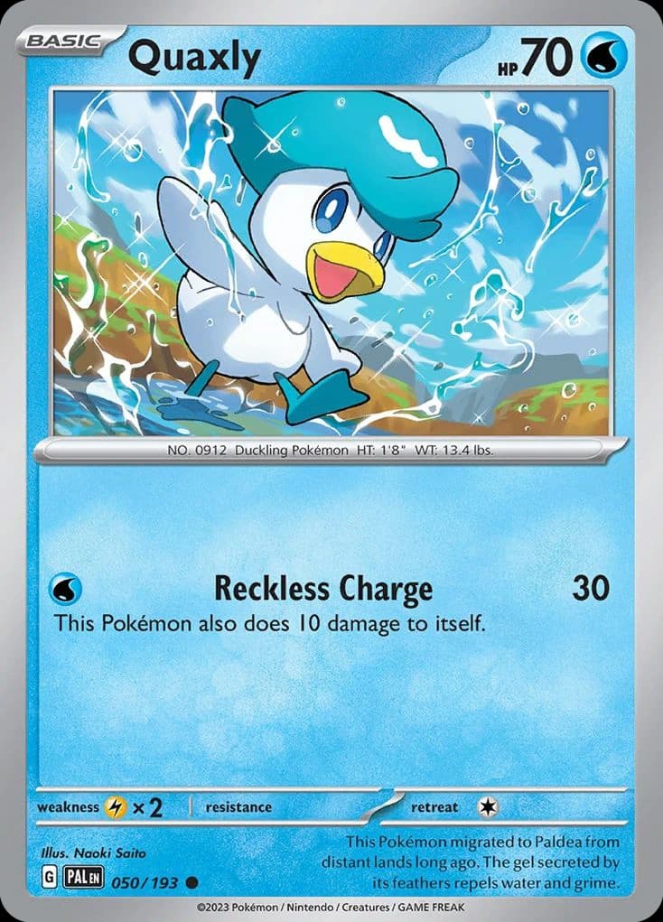 Quaxly - Paldea Evolved 050/193
