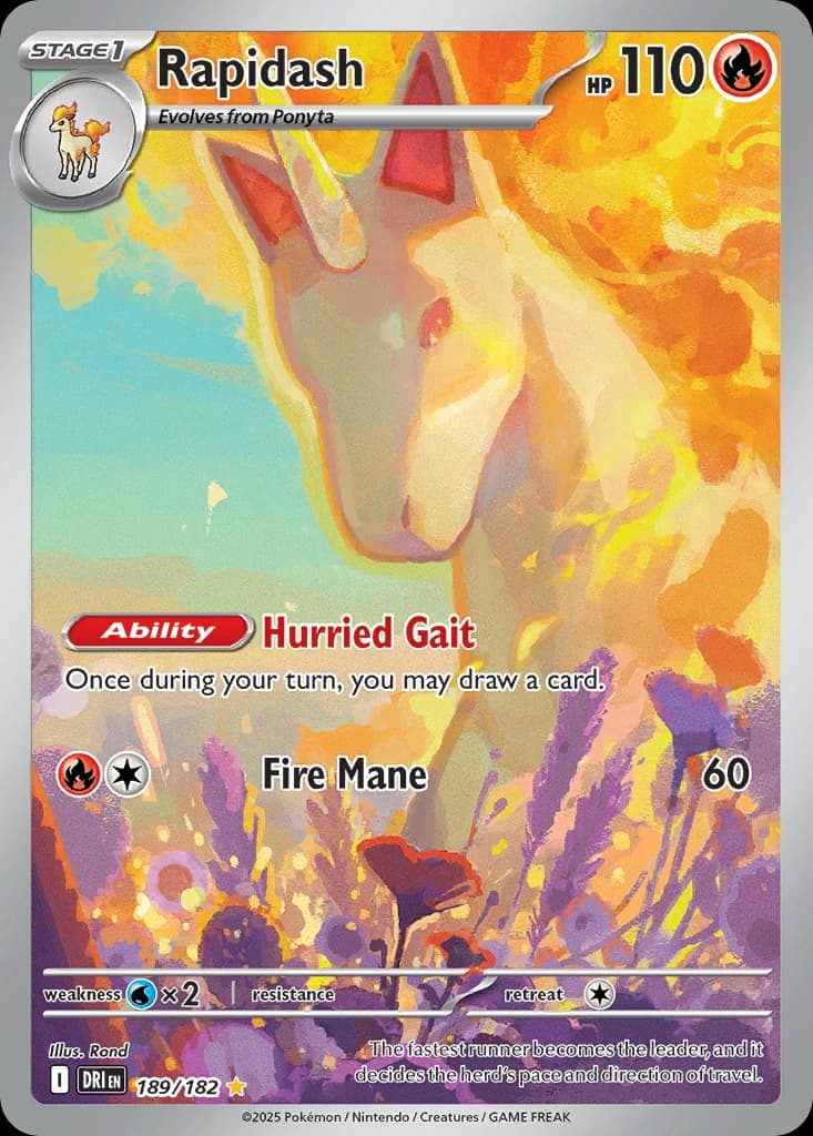 Rapidash - Destined Rivals 189/182 - Resim 1